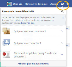 facebook confidentialité