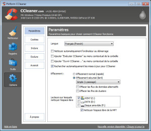 ccleaner - options